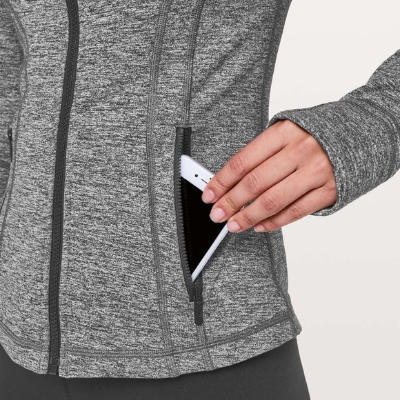 Lululemon Define Jacket Heathered Black Size 2 - Picture 3 of 12